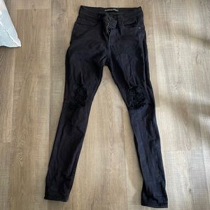 Black skinny jeans
